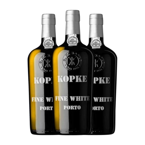 Kopke White Douro 75 cl Verstärkter Wein (Karton mit 3 Flaschen von 75 cl) von Kopke