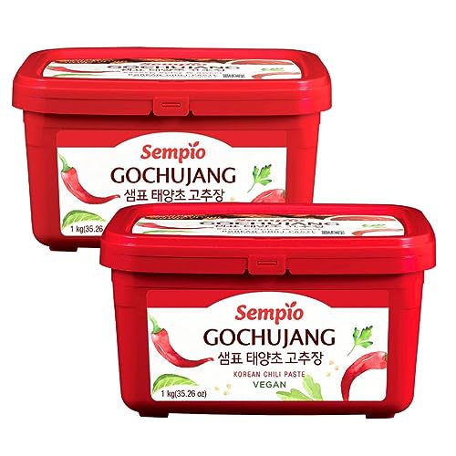 Gochujang Koreanische Fermentierte Chilipaste - Authentischer koreanischer Geschmack - 1 kg/Stück - (2 Stück) von Korean Market