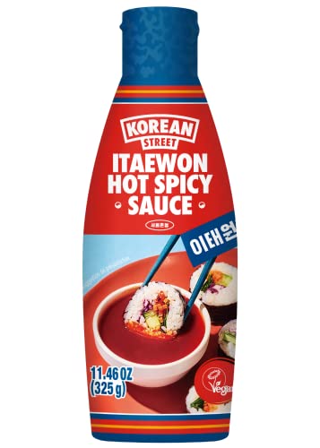 [KOREAN STREET] Itaewon Hot Sauce(325g)- Original Koreanische Chilli Sauce(Sweet & Spicy), Ideal für Tischtapfen Sauce-Made in Korea, Vegan, Non MSG von Korean Street