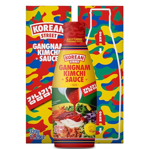 [Korean street] Gangnam Kimchi Sauce Special (320g) - Hot & Sweet Chilli Crunchy Sauce basierend auf Authentic Korean Kimchi Flavor für Easy Home Cooking von Korean Street