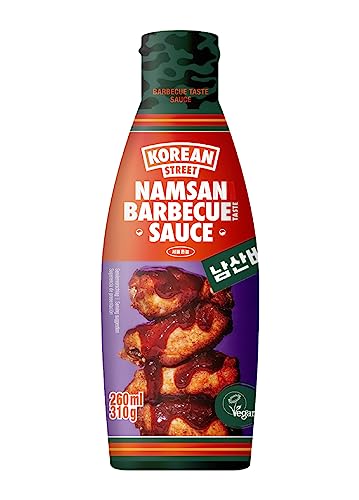 Korean Street] Namsan BBQ Sauce(310g)- Multi Functional Asiatic Sauce(Sweet & Umami), Great Pairing mit Steaks, Burger, Flügel - Made in Korea, Vegan, Non GMO von Korean Street