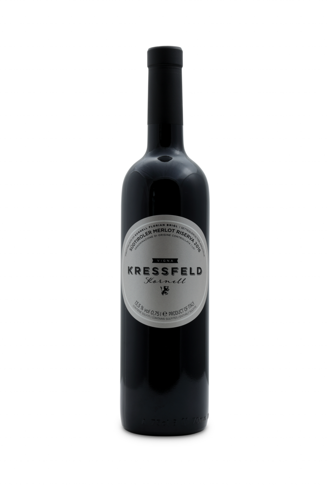 2016 vigna Kressfeld Südtiroler Merlot Riserva DOC von Weingut Kornell