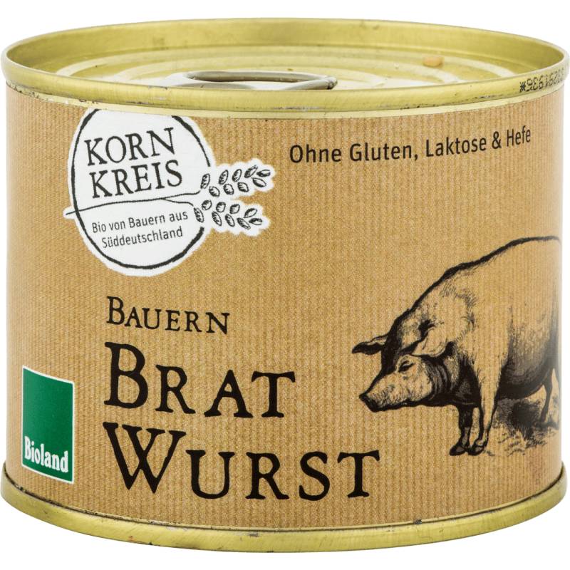 Bio Bauernbratwurst, 190g von Kornkreis