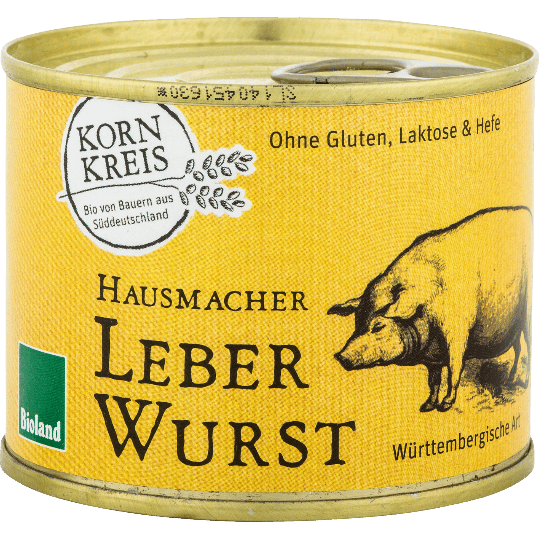 Bio Hausmacher-Leberwurst, 190g von Kornkreis