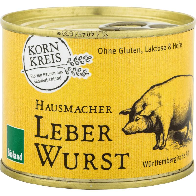 Bio Hausmacher-Leberwurst, 190g von Kornkreis