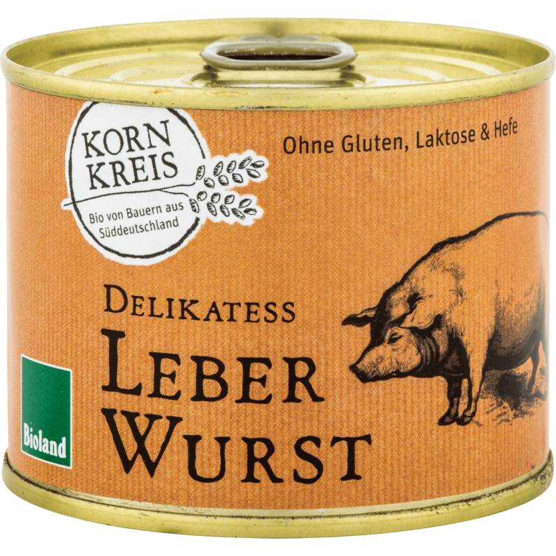 Delikatess-Leberwurst, 190g von Kornkreis