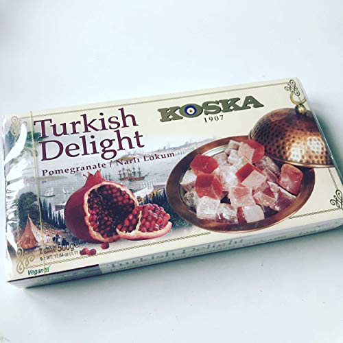 Koska - Turkish Delight Lokum - Türkischer Honig mit Granatapfel in 500 g Packung von Koska