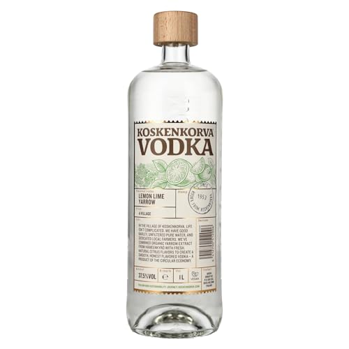 Koskenkorva Vodka LEMON LIME YARROW Flavoured 37,5% Vol. 1l von Koskenkorva Vodka