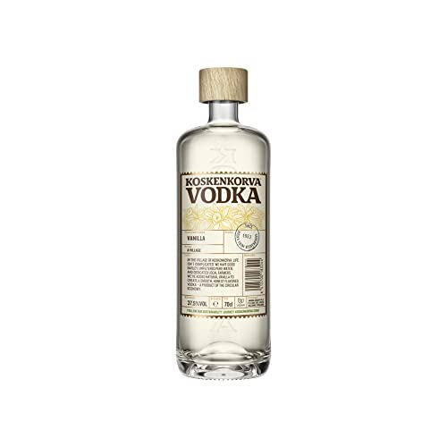 Koskenkorva Vodka Vanilla 0.7L (37,5% Vol.) | Mit Vanille aromatisierter Wodka – so sanft wie ein finnischer Mittsommerabend. | Hergestellt in Finnland von Koskenkorva