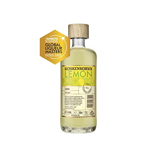 Koskenkorva Lemon Shot Premium Zitronen Likör 0,5l 21% | Der Zitronenlikör ist ein köstlicher und erfrischender Schnaps aus Wodka | Hergestellt in Finnland. von Koskenkorva