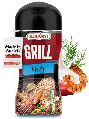 KOTÁNYI Grill Fisch Grillgewürz 80g - Gewürz für Fisch & Meeresfrüchte - Marinade für jede Fischart - Gewürzmischung zum Grillen - [Jetzt für die nächste Grillfeier bestellen!] von Kotanyi