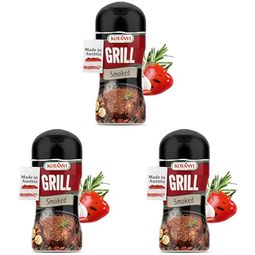 KOTÁNYI Grill Smoked Grillgewürz 80g - BBQ-Gewürzmischung & Grillgewürz für Grill - Marinade für jede Fleischsorte - Gewürzmischung zum Grillen - [Jetzt für die nächste Grillfeier bestellen!] von Kotanyi