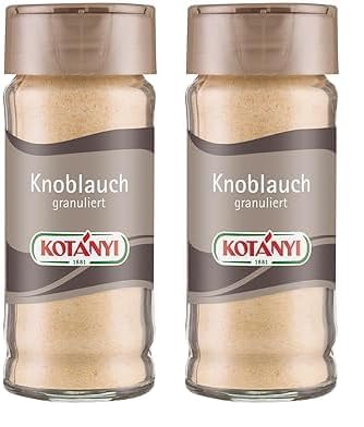 KOTÁNYI Knoblauch granuliert - Glass 52g (Packung mit 2) von Kotanyi