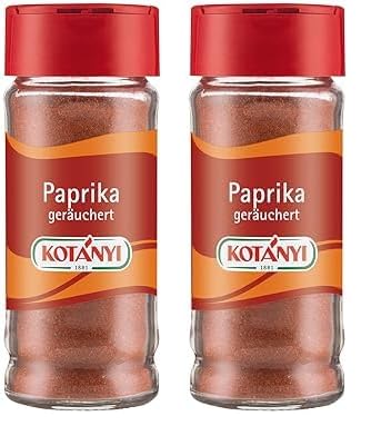 KOTÁNYI Paprika geräuchert, Glas 80 ml (Packung mit 2) von Kotanyi