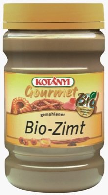 Kotanyi Bio Zimt gemahlen Gewürze für Großverbraucher und Gastronomie Gourmetdose, 620 g von Kotanyi