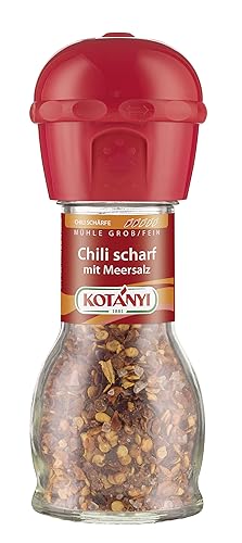 Kotanyi Chili mit Meersalz Mühle, 2er Pack (2 x 34 g) von Kotanyi