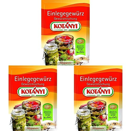 Kotanyi Einlegegewürz Gewürzmischung (1 x 43 g) (Packung mit 3) von Kotanyi