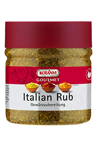 Kotanyi Gourmet Italian Rub Gewürzzubereitung | Tomate und mediterrane Kräuter, 400 ml von Kotanyi