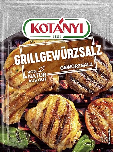 Kotanyi Grillgewürzsalz Gewürzzubereitung, 5er Pack (5 x 42 g) von Kotanyi