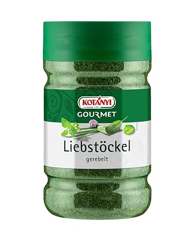 Kotanyi Liebstöckel gerebelt, Gewürze für Großverbraucher und Gastronomie, 1200 ml, 160 g von Kotanyi