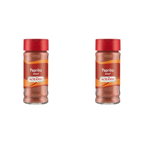 Kotanyi Paprika scharf - Glas 80 ml (Packung mit 2) von Kotanyi