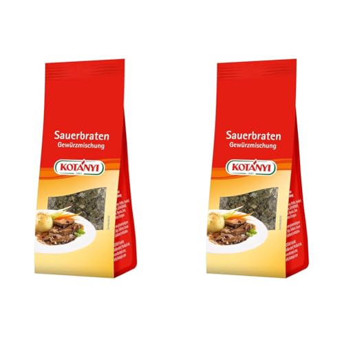 Kotanyi Sauerbraten Gewürzmischung, Gewürz für Schweinefleisch, 45 g (Packung mit 2) von Kotanyi