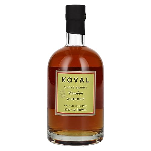 Koval BOURBON Single Barrel Whiskey 47% Vol. 0,5l von Koval