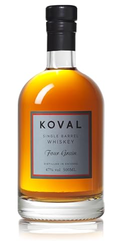 Koval / Four Grain Single Barrel Whiskey / 100% organische Rohstoffe / 47% Vol. / 500 ml von Koval