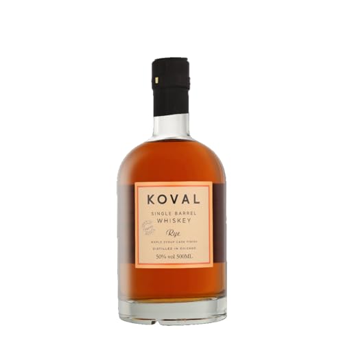 Koval RYE Single Barrel Whiskey Maple Syrup Cask Finish 50% Vol. 0,5l von Koval