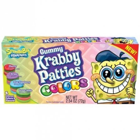 Gummy Krabby Patties Colors 2.54 OZ (72g) von Krabby Patties