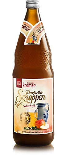 Krämer Apfelwein Beerfurther Shoppen naturtrüb 6 x 1 Liter inkl. 0,90€ MEHRWEG Pfand von Krämer