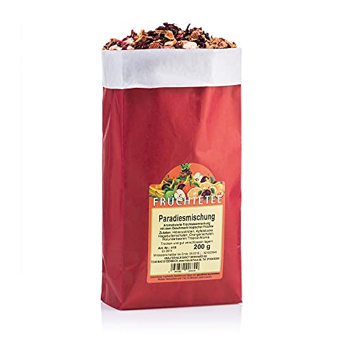 Sanct Bernhard Früchtetee Paradiesmischung mit Hibiscus, Apfel, Hagebutte, Orange 2x200 g von Kräuterhaus Sanct Bernhard