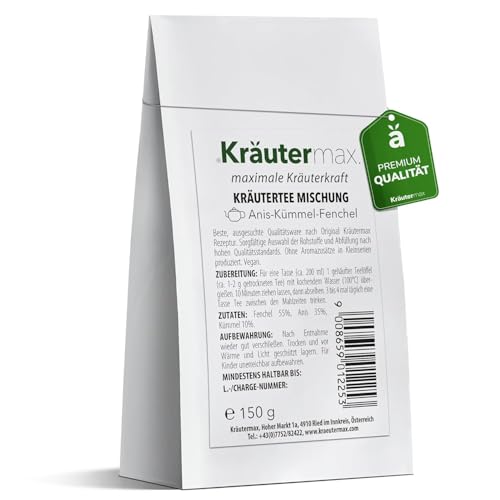 Kräutermax Anis Kümmel Fenchel Tee 3 x 150 g von Kräutermax.