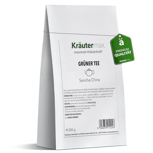 Kräutermax Grüntee Sencha China 1 x 200 g von Kräutermax.