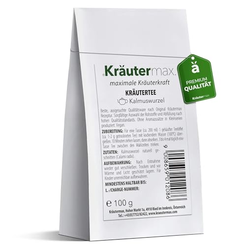 Kräutermax Kalmus Wurzel Tee 1 x 100 g von Kräutermax.