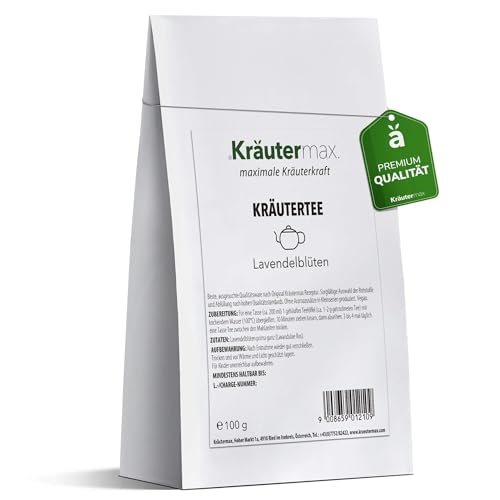 Kräutermax Lavendel Blüten Tee 1 x 100 g von Kräutermax.