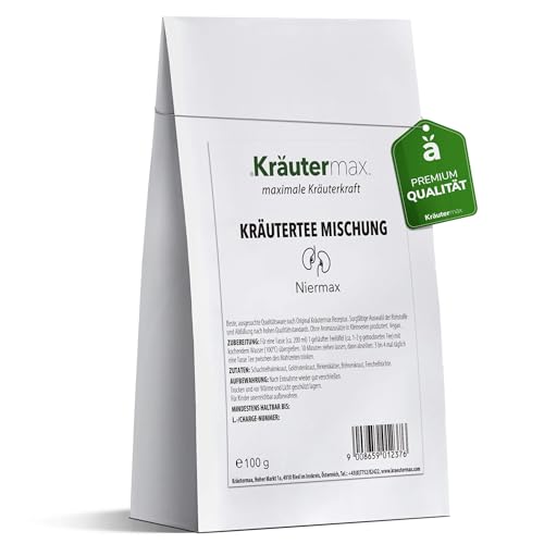 Kräutermax Niermax Kräuter Tee Mischung 3 x 100 g von Kräutermax.