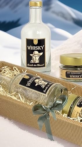 DIY Whisky Geschenk Set zum Selber machen | Ansatzmischung ( gewürzter Whisky) von KräuterschnapsGenuss