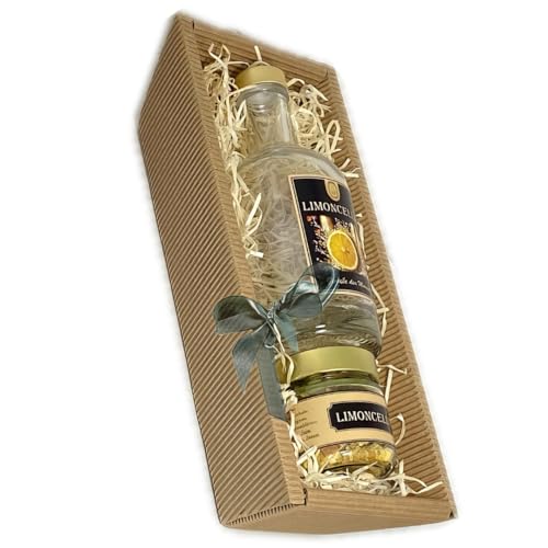 Geschenk Set zum Selber machen | Kräuter Likör Ansatzmischung (Limoncello) von KräuterschnapsGenuss