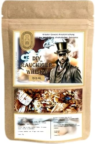 Likör Selber machen | Kräuterschnaps Selber machen | Ansatzmischung 22 Varianten für jeden Geschmac (DIY Rauchiger Whisky) von KräuterschnapsGenuss