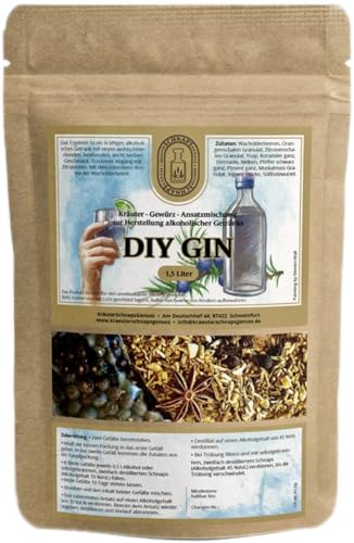 Likör Selber machen | Kräuterschnaps Selber machen | Ansatzmischung 22 Varianten für jeden Geschmack (DIY Gin) von KräuterschnapsGenuss