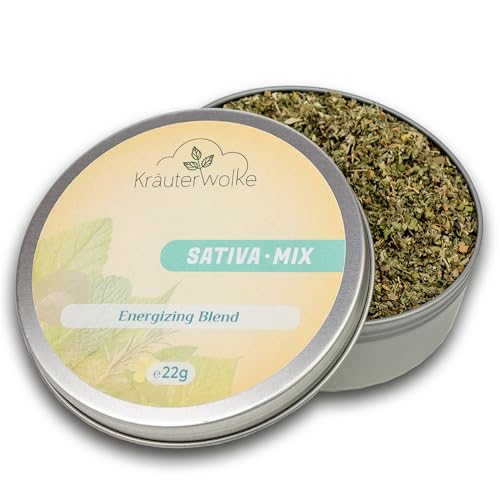 Kräuterwolke Sativa Mix - Energizing Blend - 100% natürliche Kräutermischung 22g von Kräuterwolke