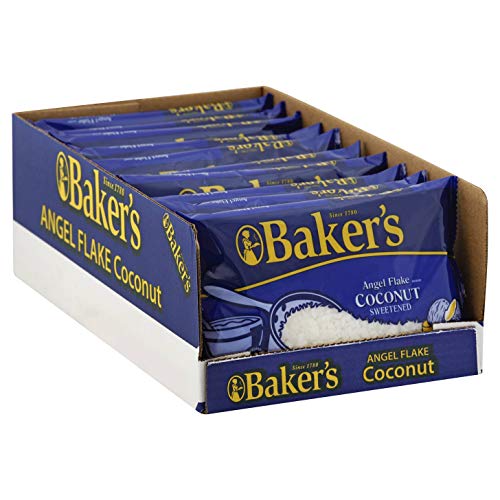 Baker's Sweetened Angel Flake Coconut, 400 ml, 10 Stück pro Packung von Kraft