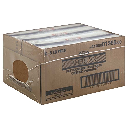 Kraft American Cheese Loaf, 2,3 kg - 6 pro Packung. von Kraft