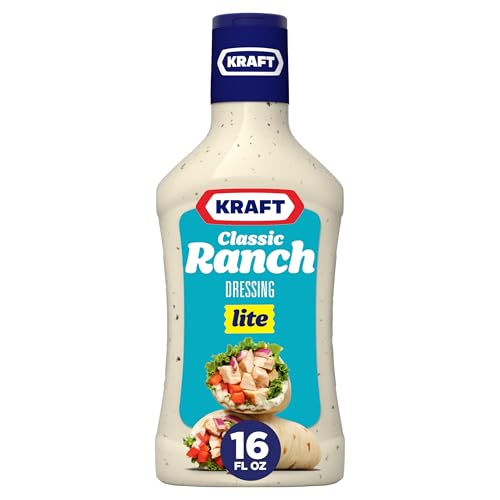 Kraft Classic Ranch Lite Salatdressing (473 ml Flasche) von Kraft