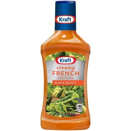 Kraft Creamy French Dressing, Kunststoff, 473 ml, 2 Stück von Kraft