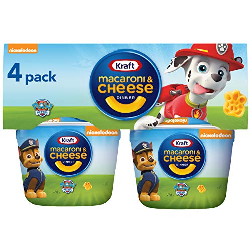 Kraft Easy Mac Paw Patrol Formen Makkaroni und Käse (4 mikrowellengeeignete Tassen) von Kraft