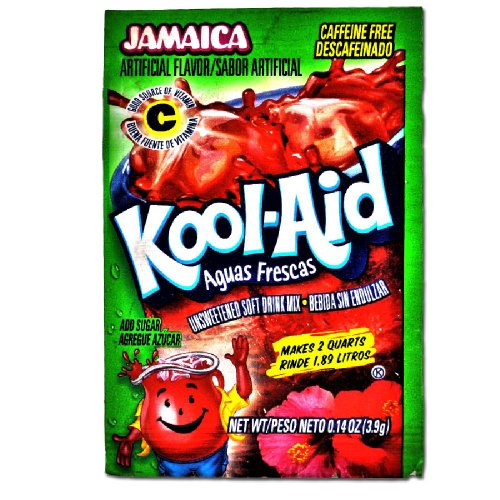 Kraft Kool-Aid Soft Drink Mix Jamaica, 3er Pack (3 x 4 g Tüte) von Kraft