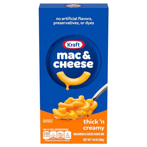 Kraft Makkaroni & Käse Abendessen, Thick & Cremig, 7.25 Oz von Kraft