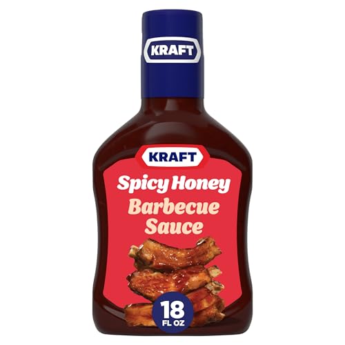 Kraft Spicy Honey Slow Simmerered BBQ Barbecue Sauce (530 ml Flasche) von Kraft